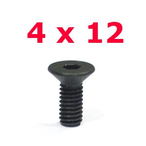 Csavar: s&uuml;llyesztett fejű imbusz 4x12mm (10db)