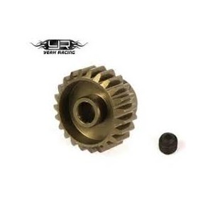 Pinion 21T modul 06, alum&iacute;nium, kem&eacute;ny r&eacute;tegzett MG-06P21T