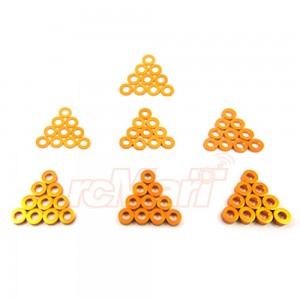 Fut&oacute;mű h&eacute;zagol&oacute; aluminium al&aacute;t&eacute;t szett 7x10db, narancs