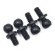Gömbfej átmérő: 4,8mm,  Menet: M3x5mm, (4db) XP - 10236