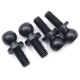 Gömbfej átmérő: 4,8mm,  Menet: M3x6mm, (4db) XP - 10237
