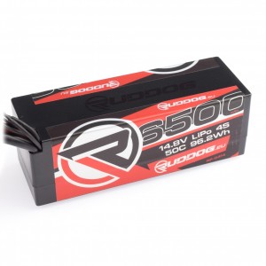 Ruddog 6500mAh 14,8V 50C LiPo akkumul&aacute;tor XT90 csatlakoz&oacute;val
