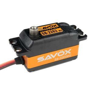 Sav&ouml;x SB-2263MG Low Profile szerv&oacute; (0,76s/10kg/6V) Brushless motoros