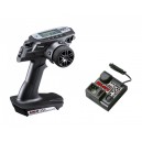 Sanwa MX-6 3 csatorn&aacute;s t&aacute;vir&aacute;ny&iacute;t&oacute; + RX-391W v&iacute;z&aacute;ll&oacute; vevő