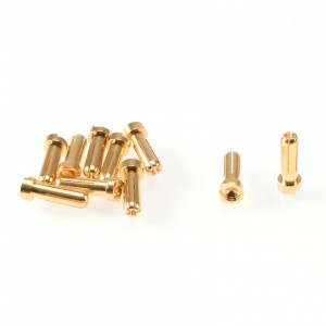 Ruddog 5mm-es has&iacute;tott, aranyozott csatlakoz&oacute; (1db)