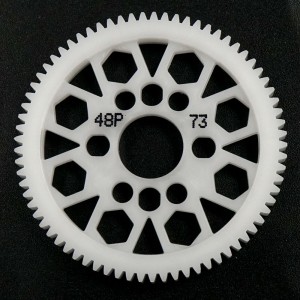 Spur fogasker&eacute;k 73T, modul 48pitch, Delrin, SG-48073