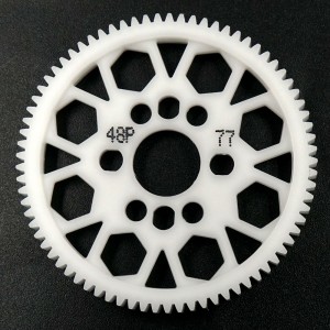 Spur fogasker&eacute;k 77T, modul 48pitch, Delrin, SG-48077