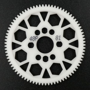 Spur fogasker&eacute;k 81T, modul 48pitch, Delrin, SG-48081