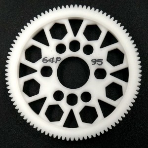 Spur fogasker&eacute;k 95T, modul 64pitch, Delrin, SG-64095