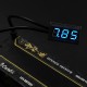 Akku feszültség mérő 1-5S lipo, karbon házas, 4/5mm dugóval YE-0040